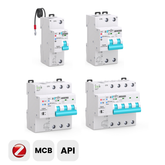 TOQCB2-JZT Zigbee Mini Circuit Breaker Tuya DIN Rail MCB | 1P 2P 3P 4P 1-63A Adjustable | Remote Control Real-time Power Consumption Circuit Protection Timing Modes Smart Home TONGOU