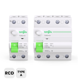 TORD4A Type A RCD 2P/4P 30-300mA 6-63A 6KA Residual Current Circuit Breaker TONGOU