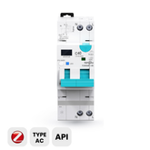 TOSMR1 Zigbee 3.0 Type AC Tuya Smart RCBO Residual Current Circuit Breaker with Overcurrent Protection | Rated Current 20A/40A, Leakage Protection 30-100mA 1P+N | Remote Control, Real-time Power Consumption, Auto-reclosing | Tuya/Smart Life APP TONGOU