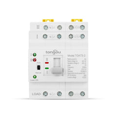 TOATS Din Rail Automatic Transfer Switch 2P/4P ATS Dual Power Uninterrupted Power 110V 220V 63A