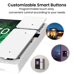 TOSCPM-T DIY Wi-Fi Tuya 3-Switch Smart Control Panel | 3.5 inch with LCD Touchscreen and Sigmesh | IR Remote Control  ETL Listed TONGOU