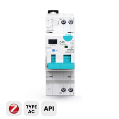 TOSMR1 Tuya Zigbee RCBO Inteligente Recierre Automático Protección Contra Fugas 20A/40A TONGOU