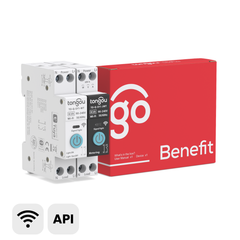 TO-Q-SY1-JWT/WT Interrupteur intelligent Wi-Fi sur rail DIN Contrôle à distance Tuya TONGOU