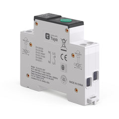 TO-Q-SY2-JWT Wi-Fi DIN-Rail Smart Relay | 1–63A Adjustable, 90-240V, 1P+N | Real-Time Power & Voltage Alerts | Works with Tuya Smart Life/Alexa | CE/RoHs Certficate TONGOU