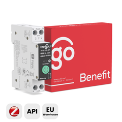 TO-Q-SY2-JZT Zigbee2MQTT Smart Switch AC 90-240V 1-63A Adjustable TONGOU