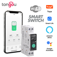 TO-Q-SY2 Tuya Wi-Fi Smart Switch AC 90-240V 1-63A Adjustable TONGOU™