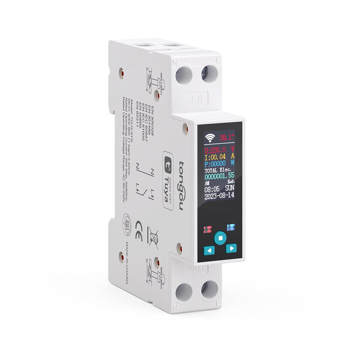 TO-Q-SYS smart switch smart meter din rail