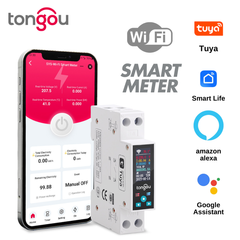 Compteur intelligent Wi-Fi TO-Q-SYS Tuya avec mesure en temps réel et contrôle à distance