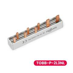 TOBB-P-2L Copper Busbar for Circuit breaker PIN MCB Distribution Box TONGOU