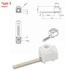 TOBB-TB25 Electrical Wire Connectors 25 mm² / 50 mm² Busbar Terminals for Circuit Breaker Distribution Box