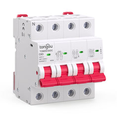 TOMD6 DC MCB Mini Circuit Breaker 6KA 230V 400V 50/60 Hz 1-4P 6-63A TONGOU