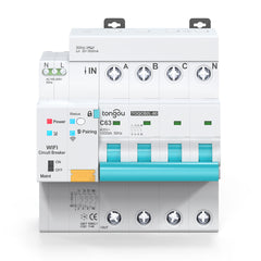 TOQCB2L Tuya Smart RCBO Wi-Fi Circuit Breaker Leakage Protection 1-63A Adjustable TONGOU