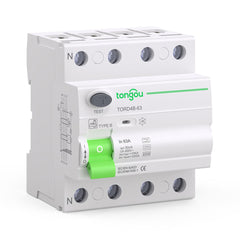 TORD4B 2P/4P 10KA RCD Residual Current Device Type B AC/DC 40A/63A 30mA Circuit Breaker