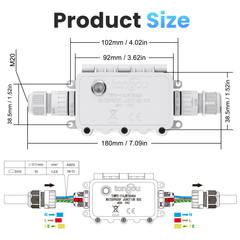 API TOWPS IP67 Outdoor Tuya Wi-Fi Waterproof Smart Switch & Box 16A Timer Relay for Pool Pump TONGOU
