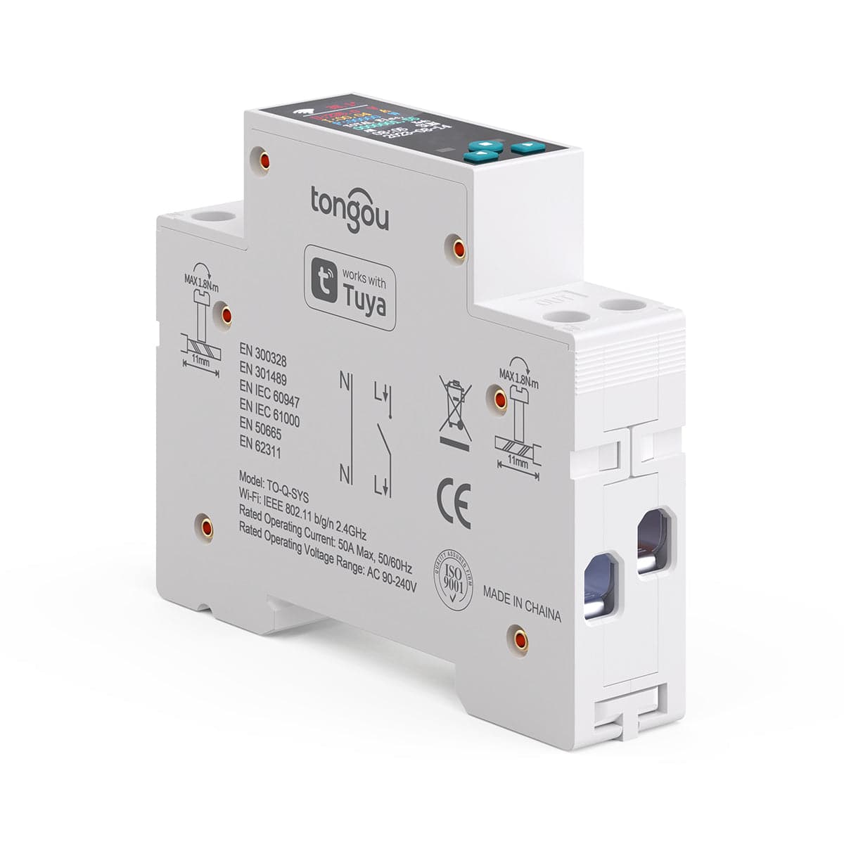 Tuya Smart Meter Wi-Fi TO-Q-SYS Real-time Metering 