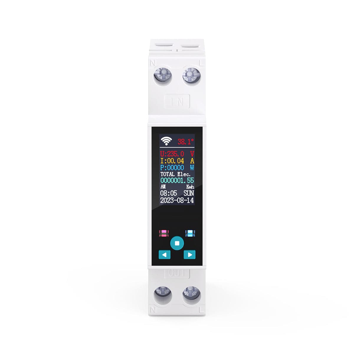 Tuya Smart Meter Wi-Fi TO-Q-SYS Real-time remote control