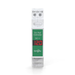 TOVME DC 1-3P DIN Rail Voltmeter 110~310V Solar System PV