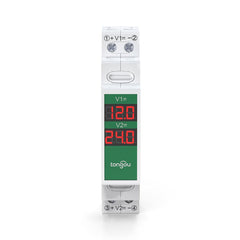 TOVME DC 1-3P DIN-Schienen-Voltmeter 110~310V Solarsystem PV