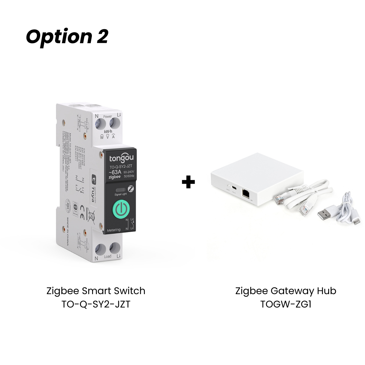 WiFi Smart Circuit Breaker 63A With Energy Meter Over Under Voltage Leakage Protection 2858228526855