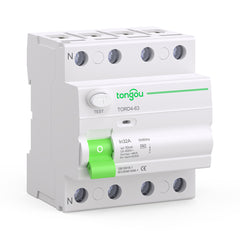 TORD4 Type AC RCD 30-300mA 63A 6KA RCCB Residual Current Device TONGOU