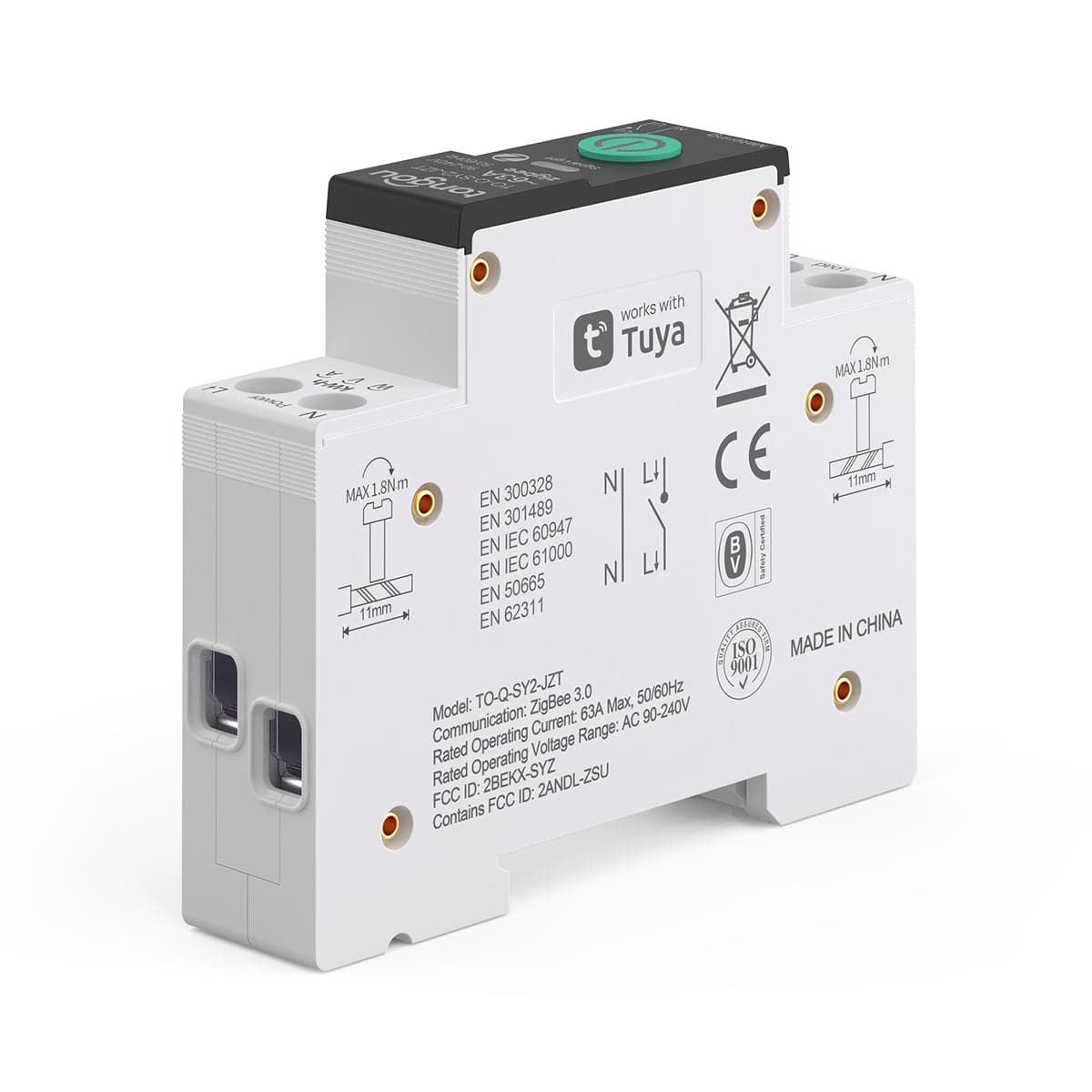 zigbee smart switch sy2 tongou breaker